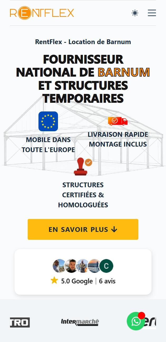 RentFlex - Site Location Barnum 6 RentFlex - Site Location Barnum 6